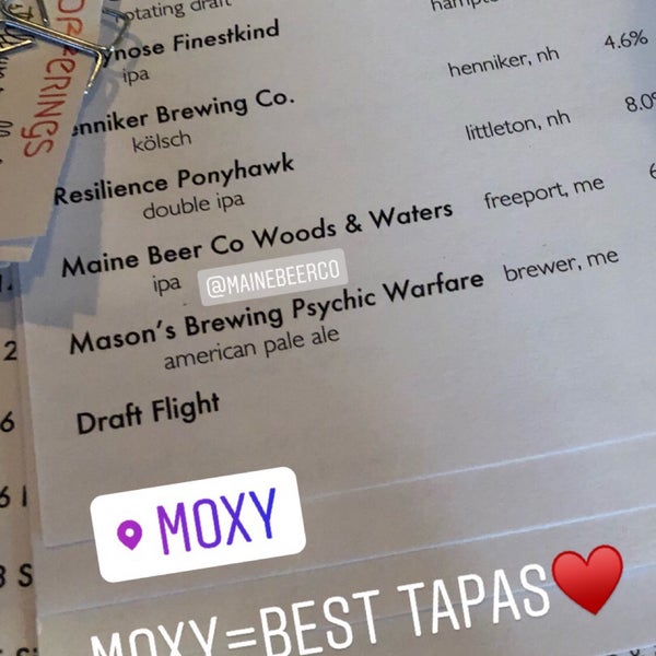 Photo taken at Moxy American Tapas Restaurant by Paula H. on 8/18/2018