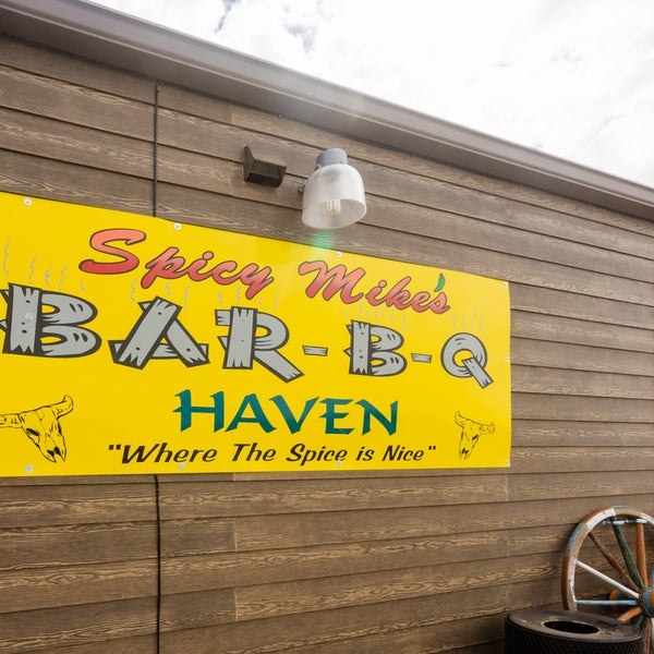 Photo taken at Spicy Mike&#39;s Bar-B-Q Haven by Spicy Mike&#39;s Bar-B-Q Haven on 4/4/2018