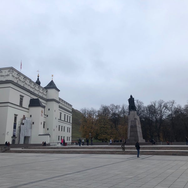 Photo taken at Great Duke Gediminas monument by Кристина 👓 М. on 11/4/2018