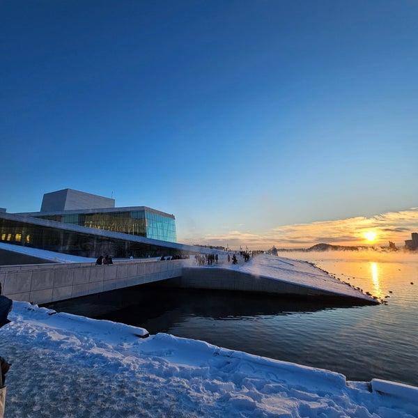 Photo taken at Oslo Opera House by Erling E. on 1/6/2024