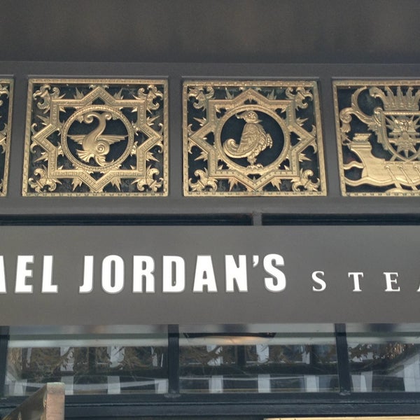 Photo taken at Michael Jordan&#39;s Steak House Chicago by Alisher Y. on 5/18/2013
