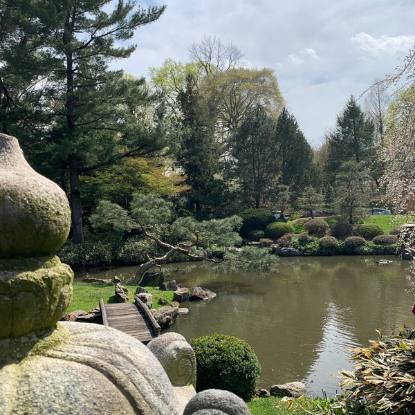 Photo taken at Shofuso Japanese House and Garden by Closed on 4/13/2019