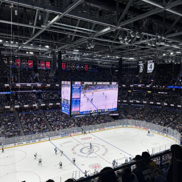 Photo taken at Amalie Arena by MOHAMMED on 12/22/2023