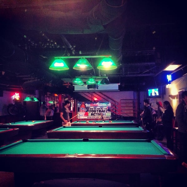 Photo taken at Jake&#39;s Burgers &amp; Billiards by Sula A. on 1/13/2014