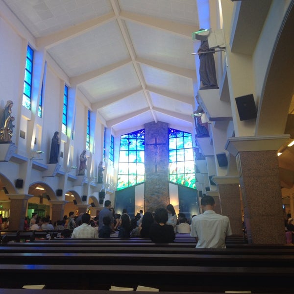Photo taken at Catholic Church of St. Francis Xavier by Chinaeyed on 4/6/2014