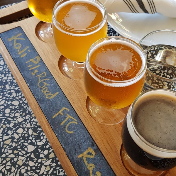 Photo taken at Magnolia Brewing Company by Eunju T. on 8/25/2019