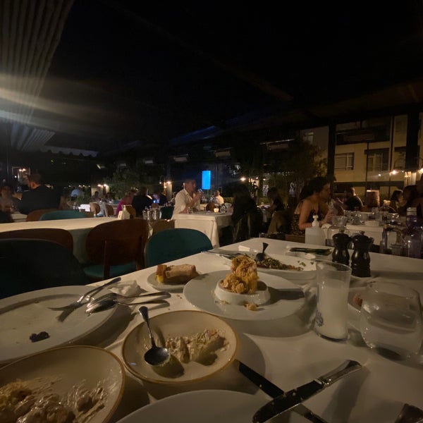 Photo taken at Trilye Restaurant by Tolga Y. on 9/17/2022