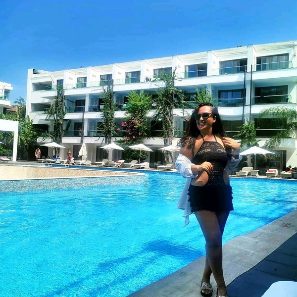 Das Foto wurde bei Thor Luxury Hotel &amp; SPA Bodrum von Burcu A. am 9/13/2021 aufgenommen