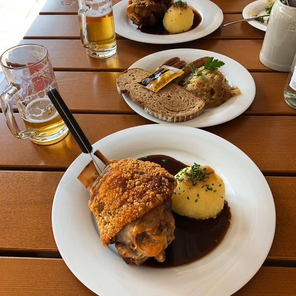 Really nice pork knuckle and good traditional beer! Definitely recommend.
