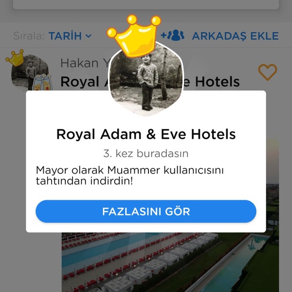 Foto scattata a Royal Adam &amp; Eve Hotels da Hakan Y. il 5/21/2023