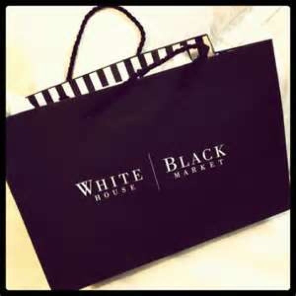 White house black market shopping bag sale