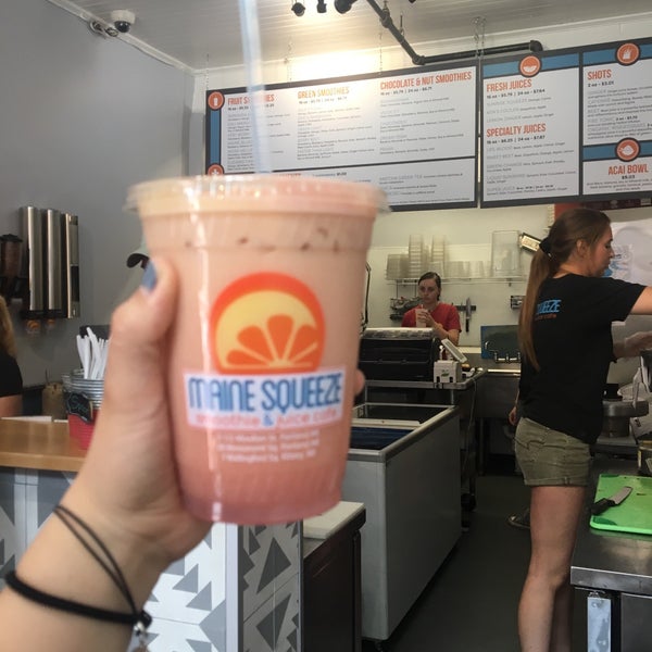 Maine Squeeze Juice Cafe Juice Bar in Downtown Portland