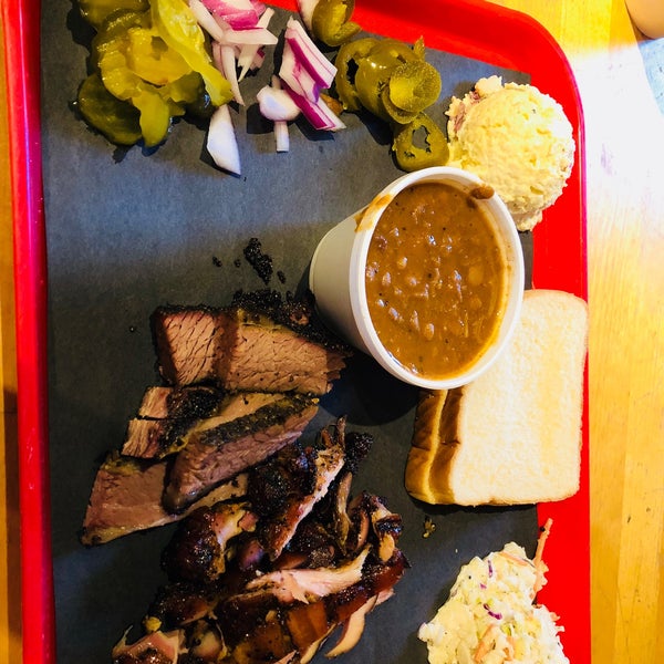 Photo taken at Stanley&#39;s Famous Pit Barbecue by Dot Z. on 5/5/2018