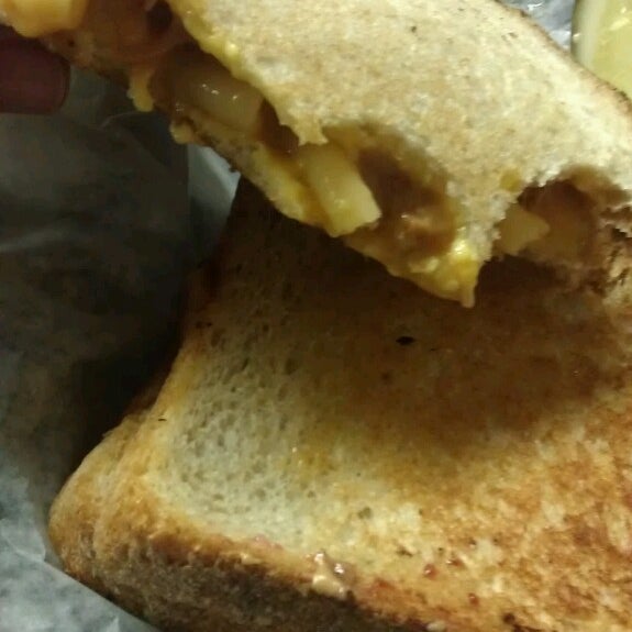 Photo taken at Grilled Cheese at the Melt Factory by Connie M. on 2/23/2013