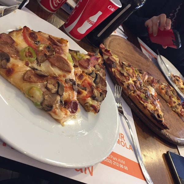 Photo taken at Trendy Pizza by Nazar Ç. on 3/12/2018