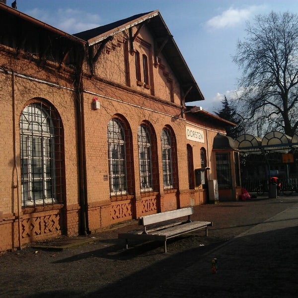 Photo taken at Bahnhof Dorsten by Reb v. on 2/18/2013