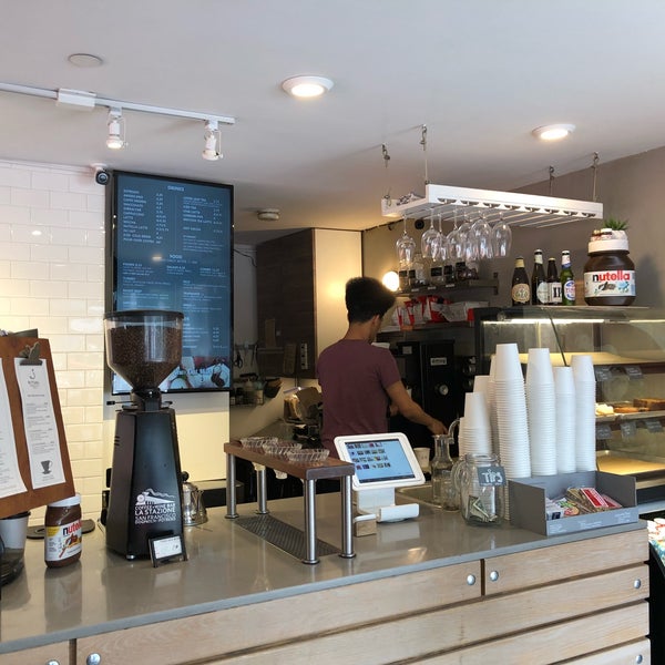 Photo taken at La Stazione Coffee &amp; Wine Bar by Harrison W. on 6/9/2018