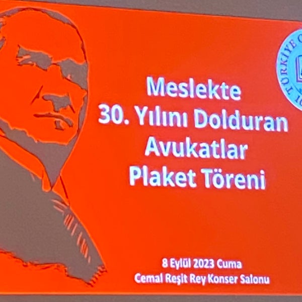Foto tomada en Cemal Reşit Rey Konser Salonu  por Müslüm E. el 9/8/2023