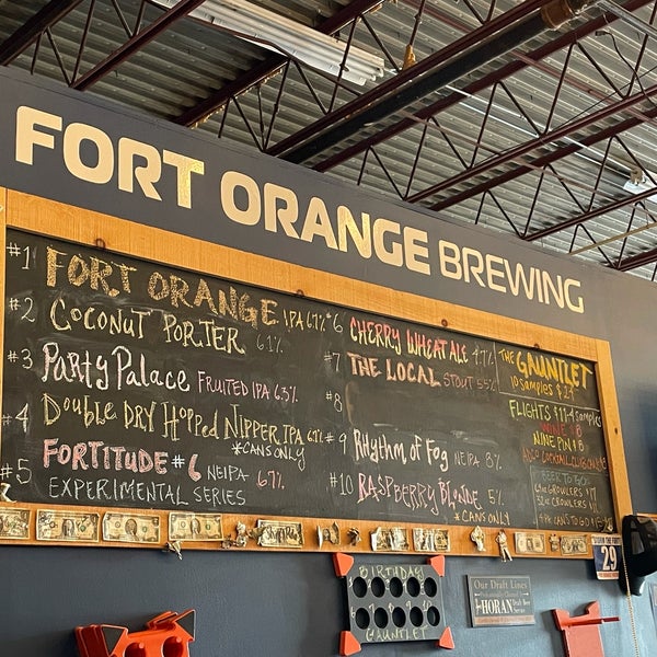 6/5/2021 tarihinde Sam D.ziyaretçi tarafından Fort Orange Brewing'de çekilen fotoğraf