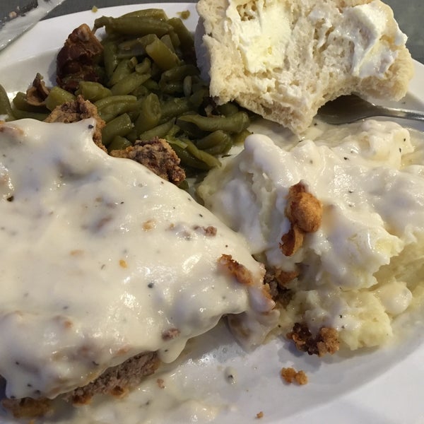 Loved the Country fried steak!!! The mashed potatoes and green beans were amazing, too. Our server Chelsea was very friendly.
