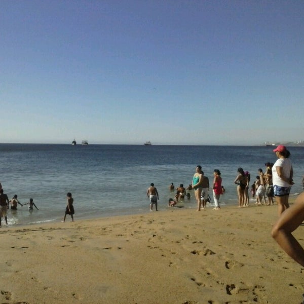 Photo taken at Playa Caleta Portales by Claudio M. on 2/19/2013