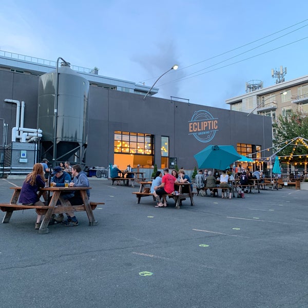 Photo taken at Ecliptic Brewing by Aaron M. on 8/31/2020