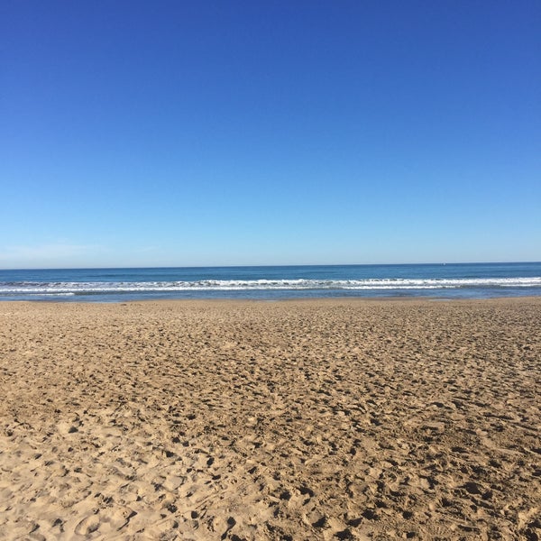 Photo taken at Playa Norte de Peñíscola by Mariola on 12/31/2018