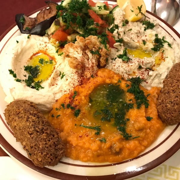 Best falafel I've had in San Francisco, get the vegetarian plate with an extra side of falafel