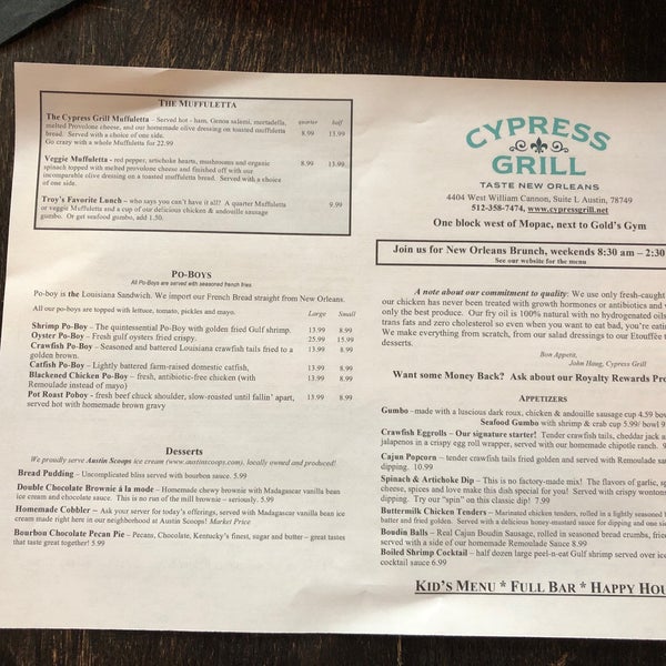 รูปภาพถ่ายที่ Cypress Grill โดย Elizabeth B. เมื่อ 3/14/2020