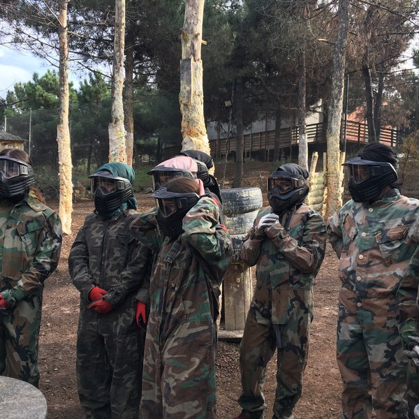 Photo taken at Natura Paintball by Didem H. on 12/2/2017
