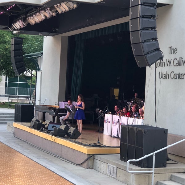 Photo taken at The Gallivan Center by 地 龍. on 7/7/2018