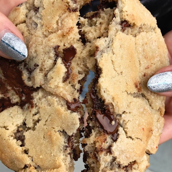 City Cakes’s half pound cookies are one of my favorite desserts in NYC! Sometimes cookies of this size are dry or crumbly, but City Cakes’s are perfectly chewy with a soft center.