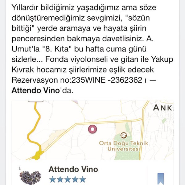 Photo taken at Attendo Vino by Celal D. on 4/10/2015