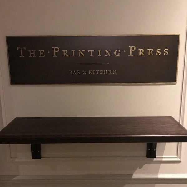 Photo taken at The Printing Press Bar &amp; Kitchen by Michael S. on 6/8/2019