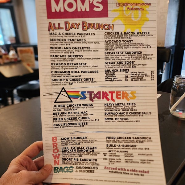 Mom's Kitchen & Bar in NYC