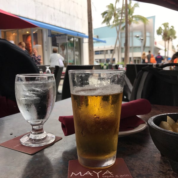 Photo taken at Maya&#39;s Grill Miami Beach by Juan Pablo C. on 10/27/2017