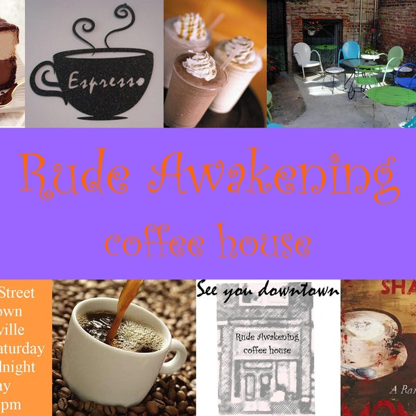 Photo taken at Rude Awakening Coffee House by Rude Awakening Coffee House on 6/10/2014