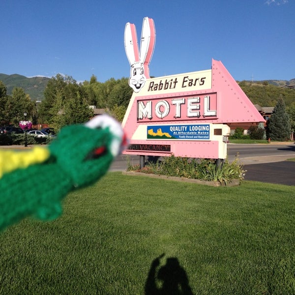 Photo taken at Rabbit Ears Motel by Nancy C. on 8/20/2013