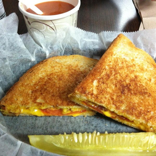 Photo taken at Grilled Cheese at the Melt Factory by Laura T. on 7/25/2013