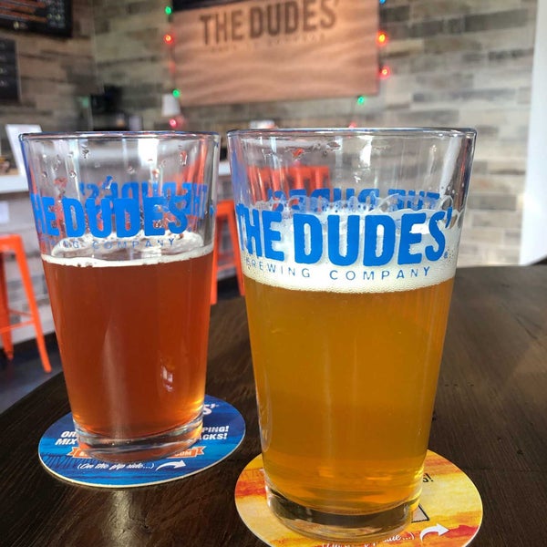 Photo taken at The Dudes&#39; Brewing Co. by Sal M. on 12/30/2018