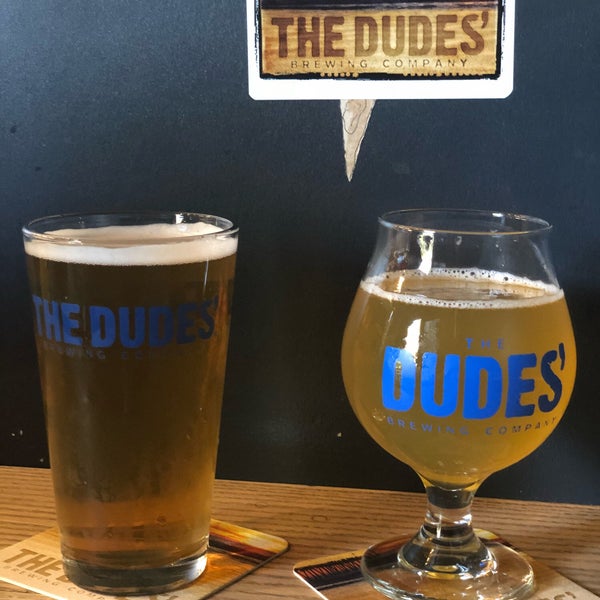 Photo taken at The Dudes&#39; Brewing Company by Sal M. on 9/22/2018