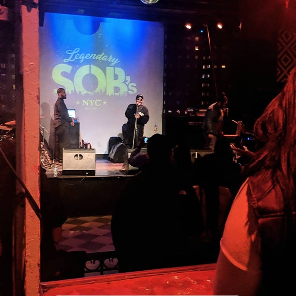 Photo taken at S.O.B.&#39;s by Jazzie C. on 3/26/2019