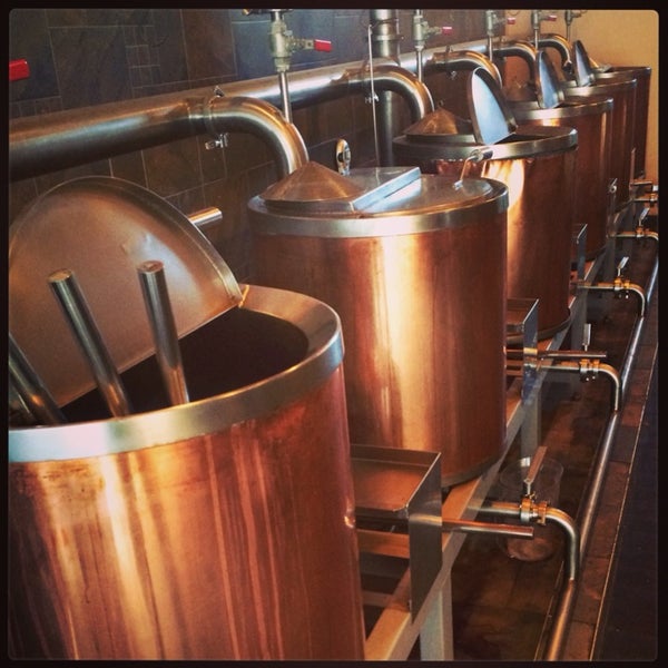 Photo taken at Copper Kettle Brewing Company by Rebecca C. on 1/3/2014