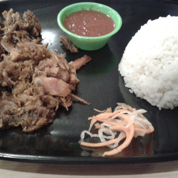 Shredded chicken would be the gateway food that will make u love bbq shack! Unli rice tops it all!