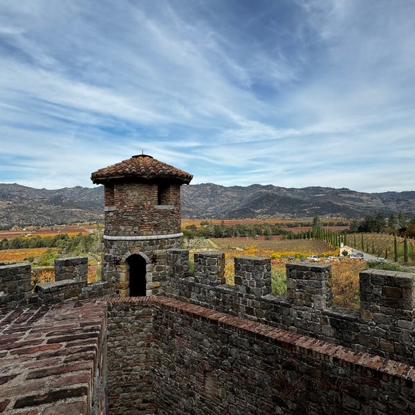 Photo taken at Castello di Amorosa by Caroline S. on 11/23/2023