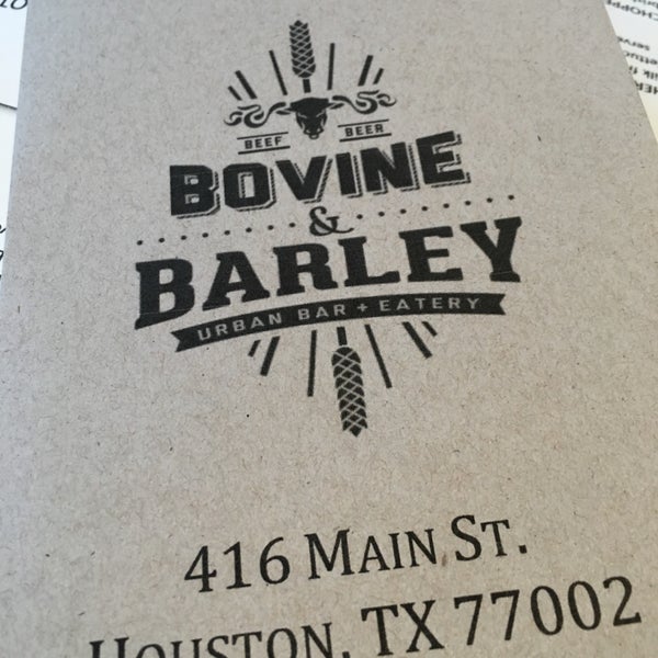 รูปภาพถ่ายที่ Bovine &amp; Barley โดย Bryan K. เมื่อ 5/14/2016