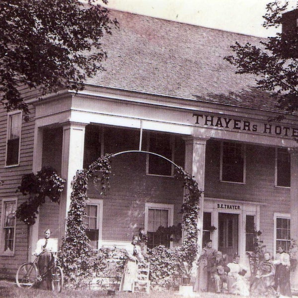 Do you like old pictures?  Check out this one of Ye Olde Tavern when it was called the Thayer Hotel.