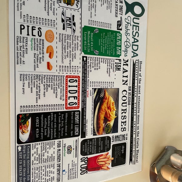 Quesada fish and chips calle los arcos