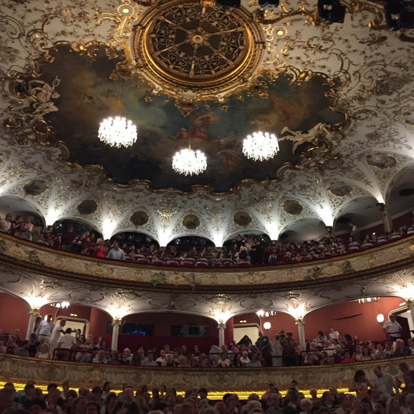 Photo taken at Volkstheater by Manfred B. on 6/22/2017