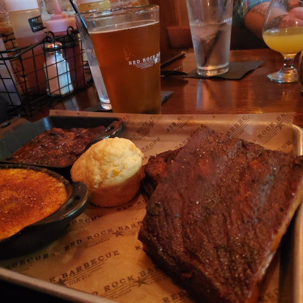 Photo taken at Red Rock Downtown Barbecue by Steve C. on 5/11/2019